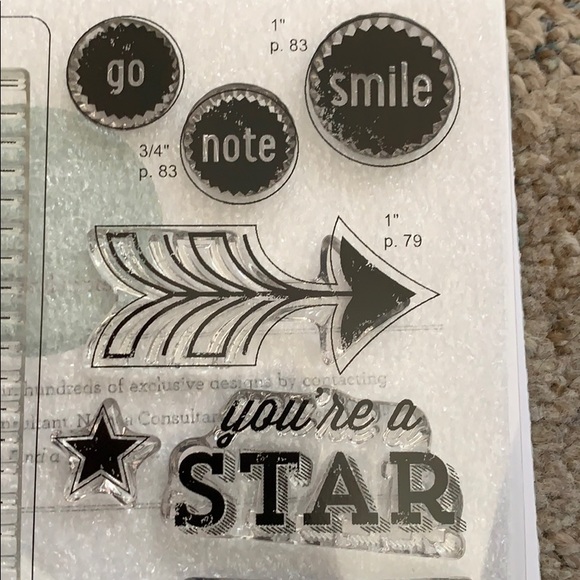 Close to My Heart My Acrylix Take Note Stamps - Picture 3 of 6